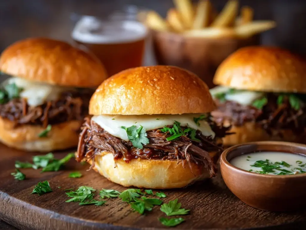 Crock Pot French Dip Sandwiches - featured image