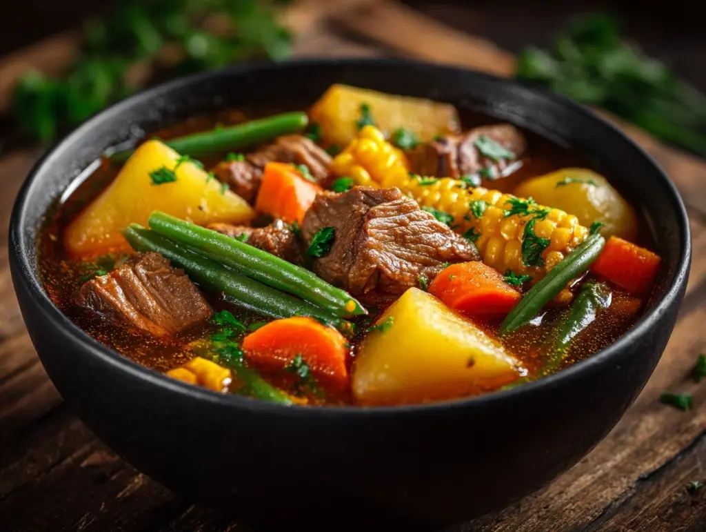 Crockpot Beef and Veggie Soup - featured image
