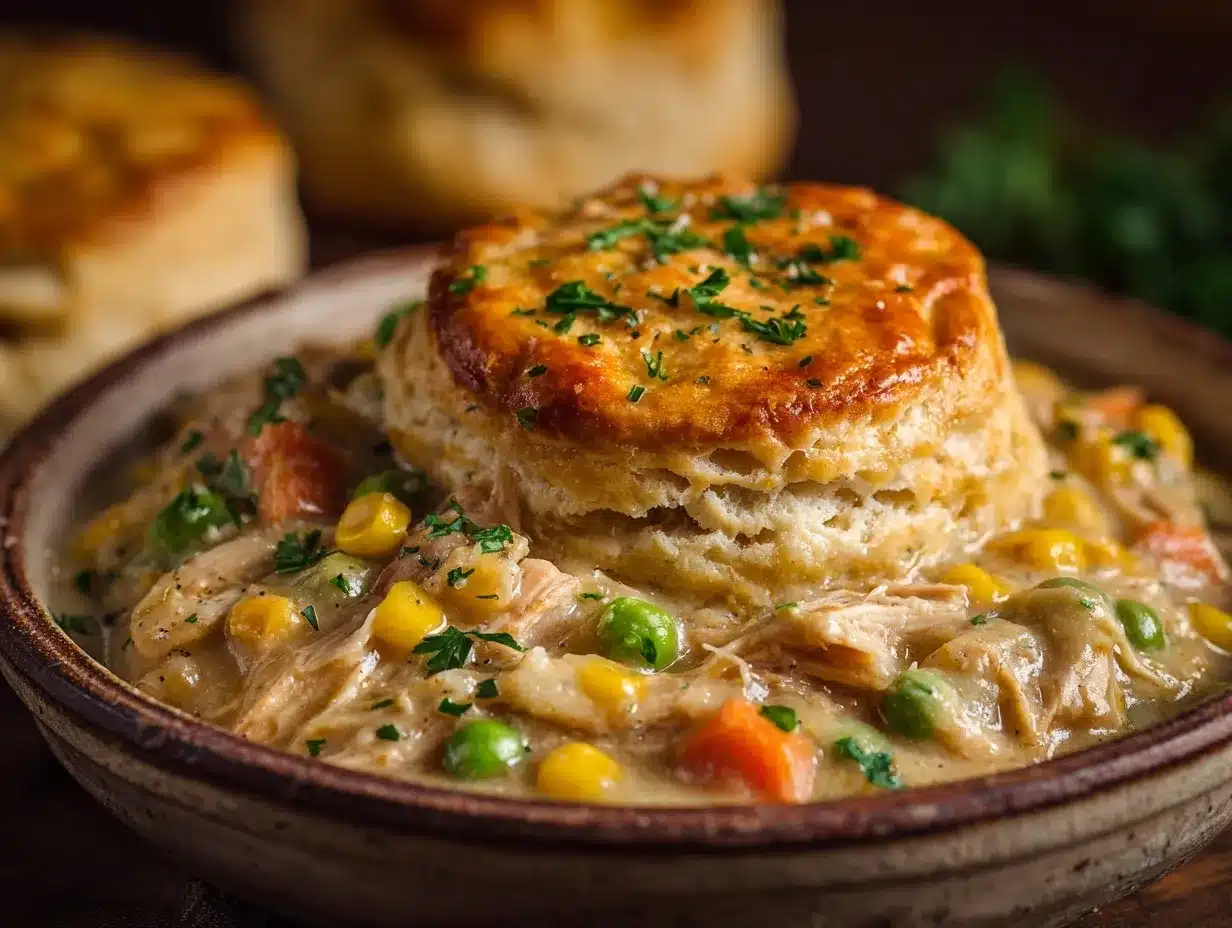 crockpot chicken pot pie preparation steps