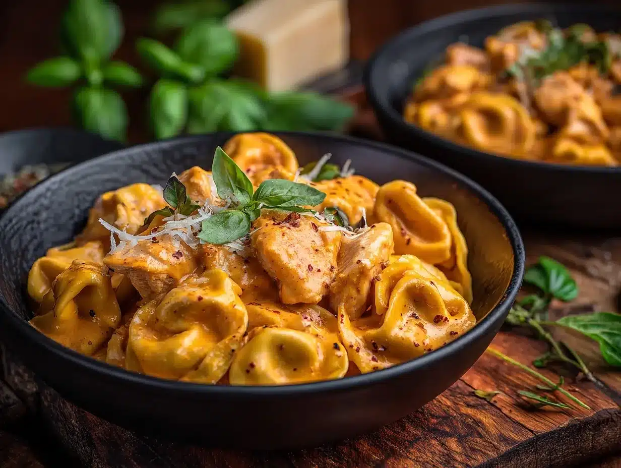 CrockPot Chicken Tortellini preparation steps