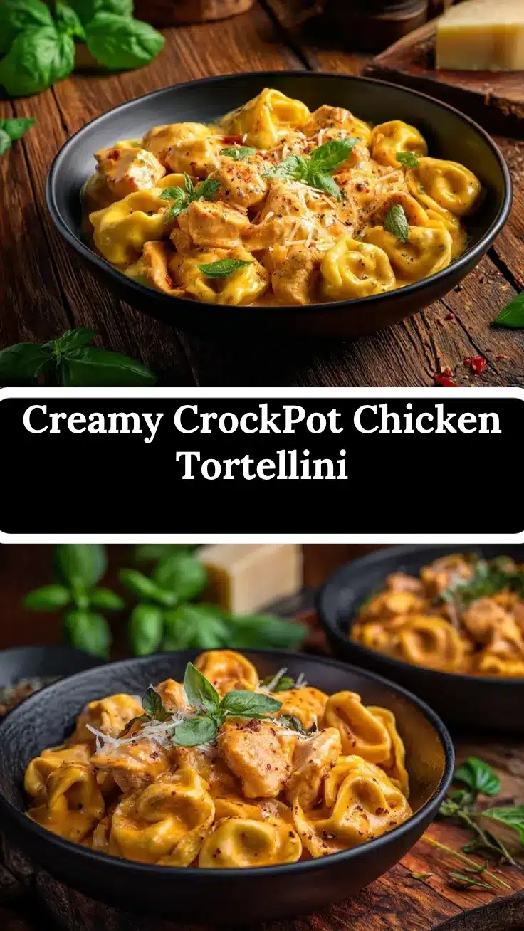 CrockPot Chicken Tortellini recipe