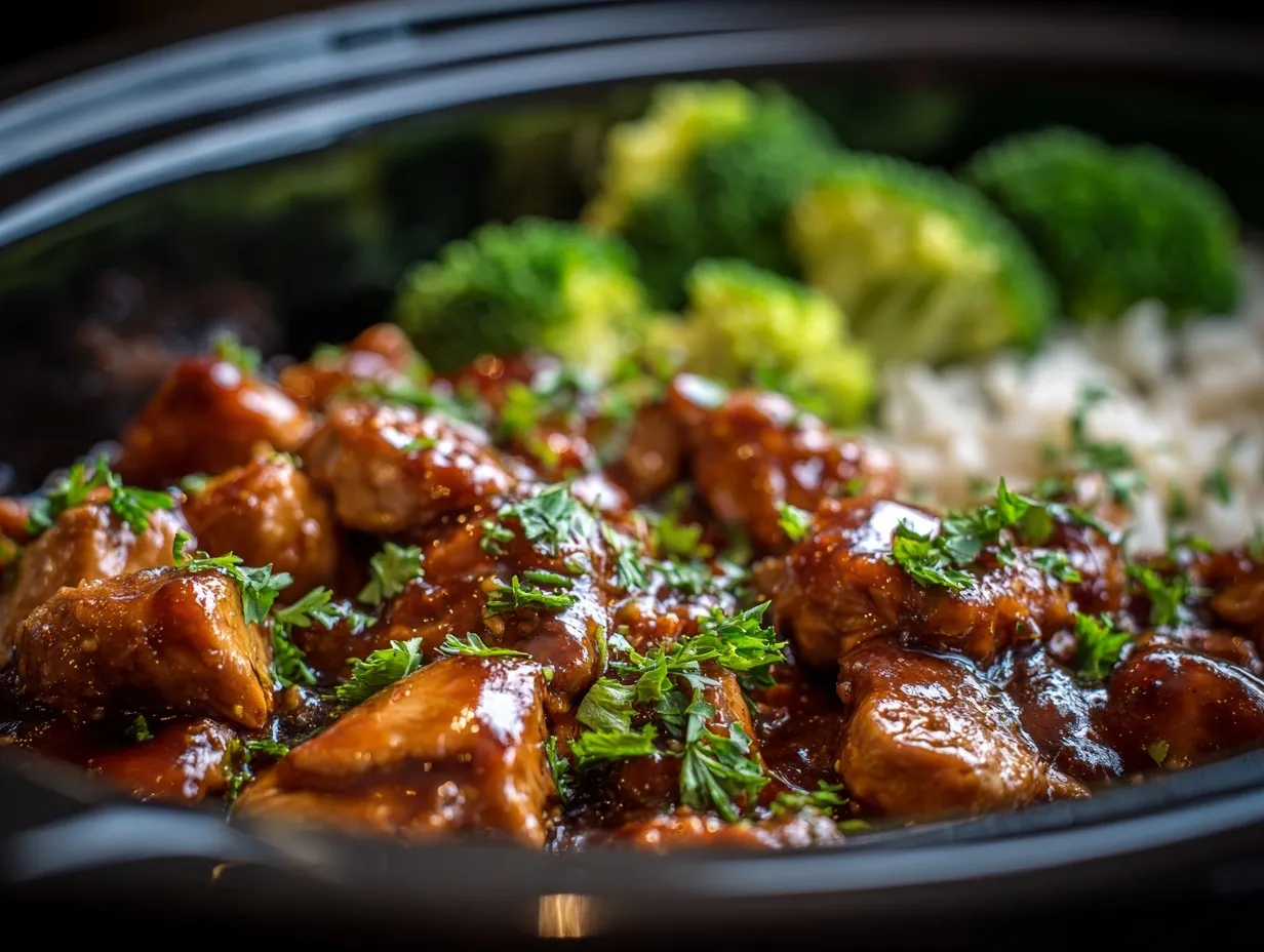 Crockpot Teriyaki Chicken preparation steps