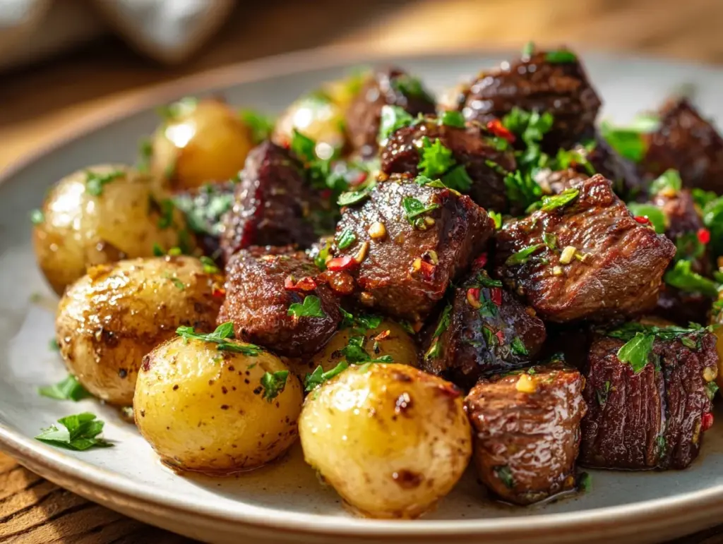Garlic Butter Steak Bites - featured image