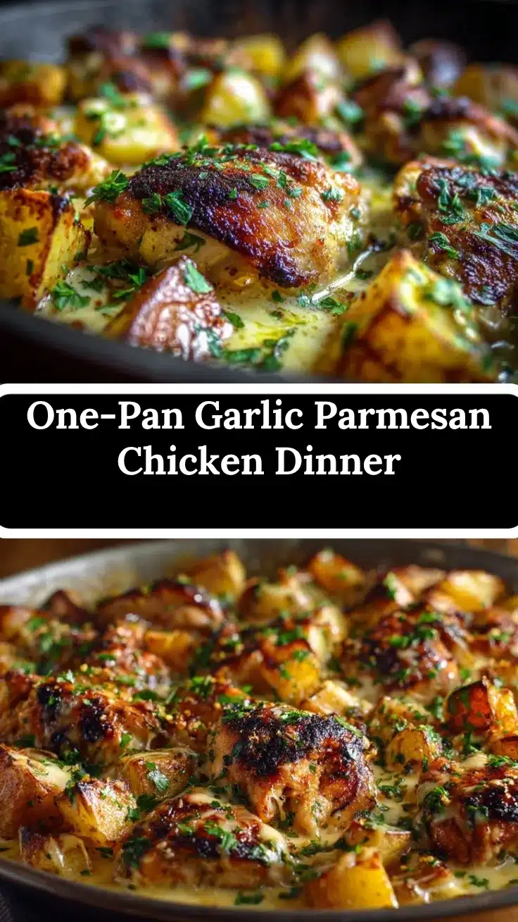 Garlic Parmesan Chicken and Potatoes recipe
