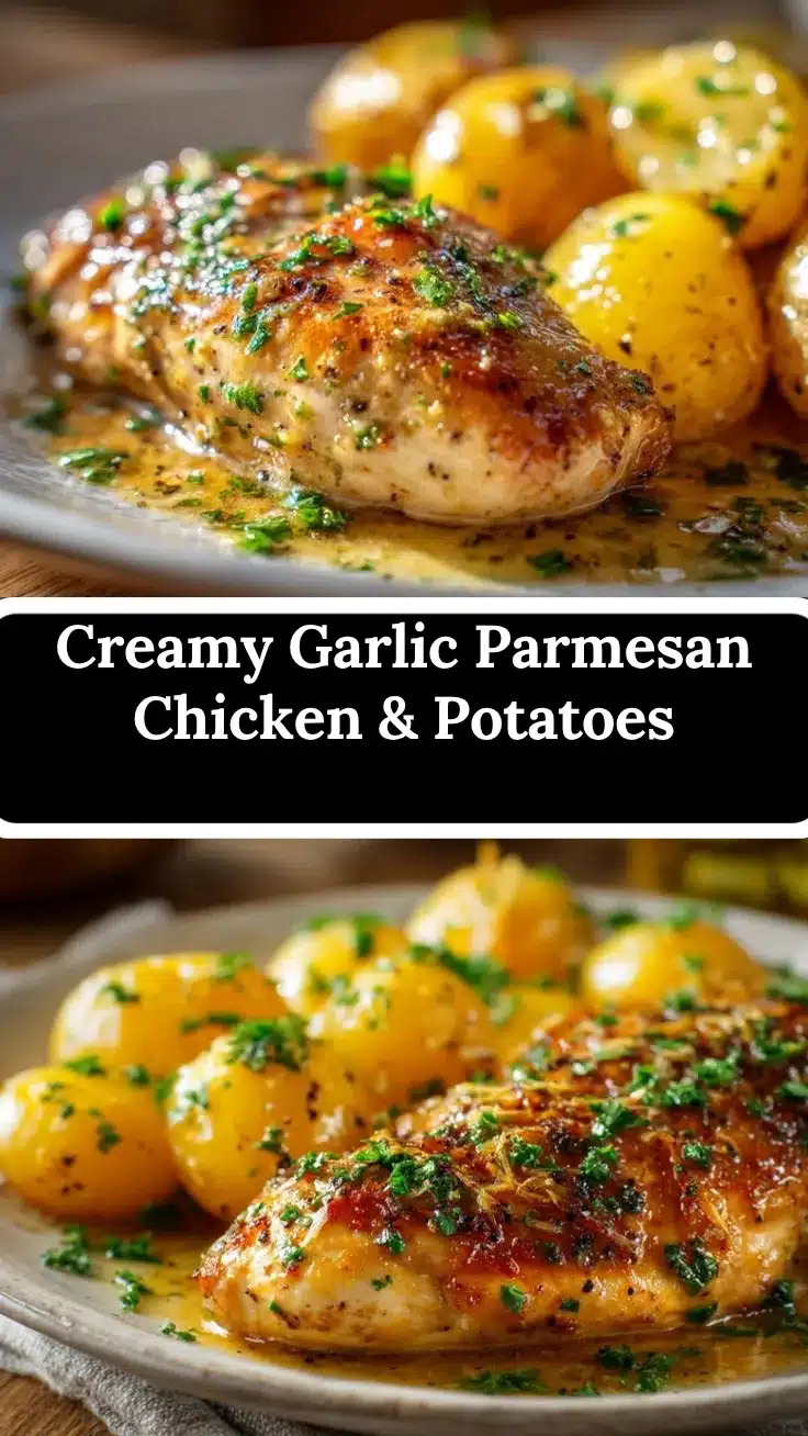 Garlic Parmesan Crockpot Chicken recipe