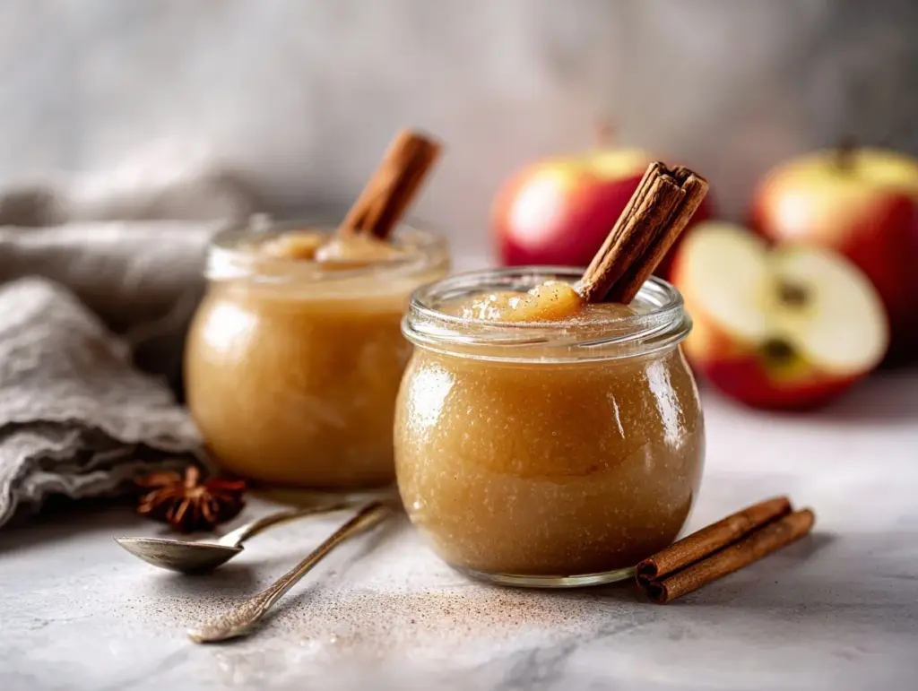 homemade apple sauce - featured image