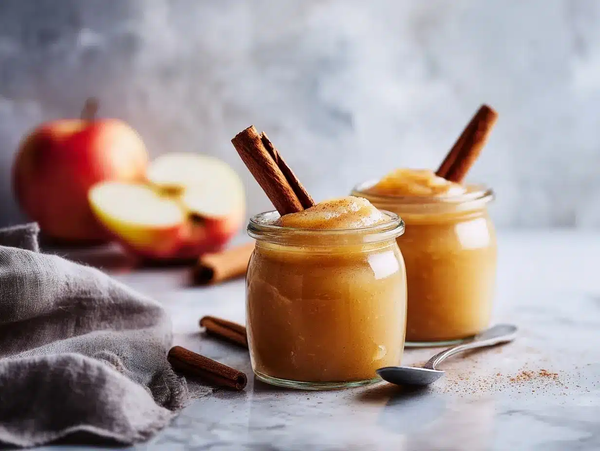 homemade apple sauce preparation steps