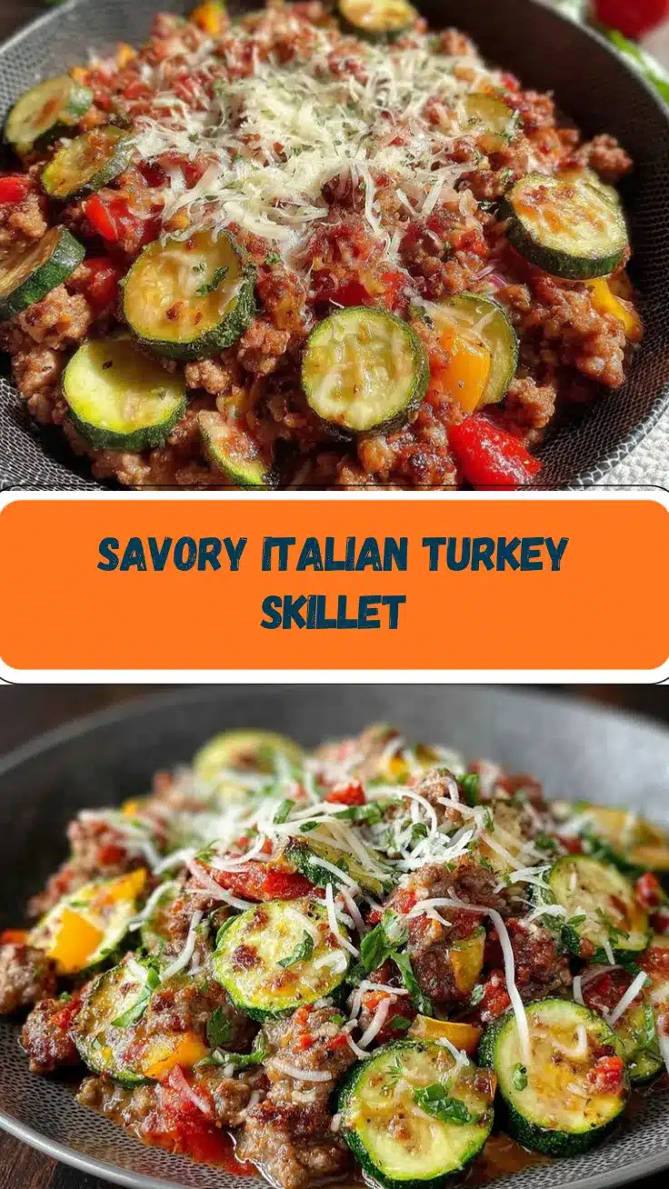 Italian Ground Turkey Skillet recipe