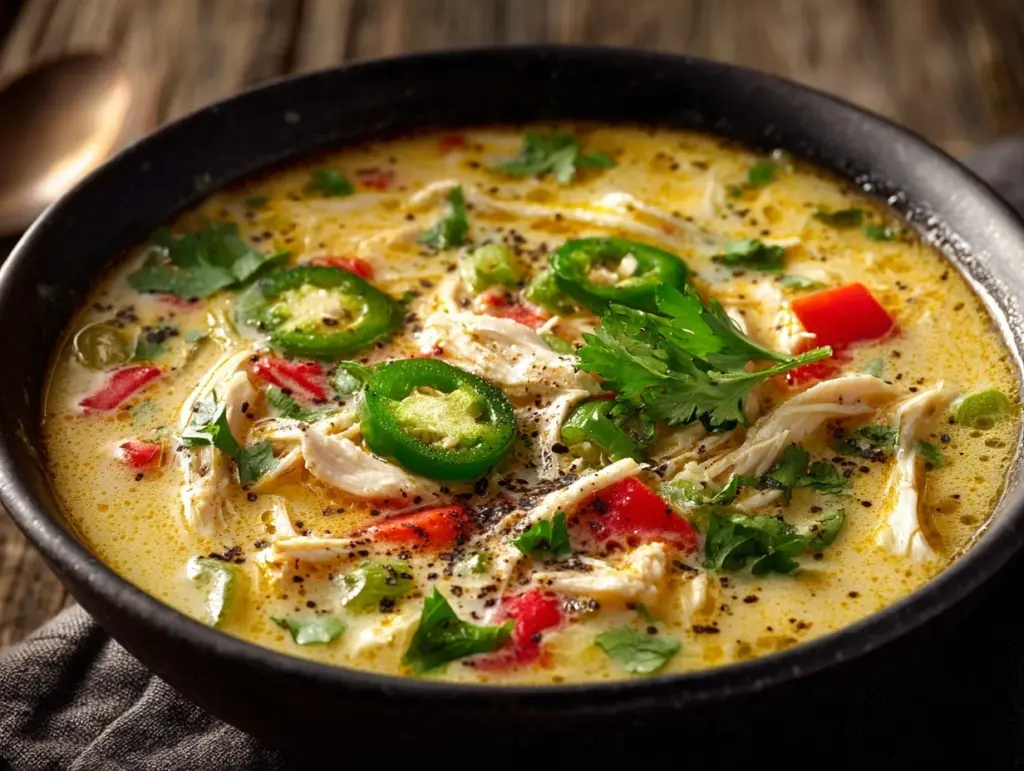Jalapeño Popper Chicken Soup - featured image