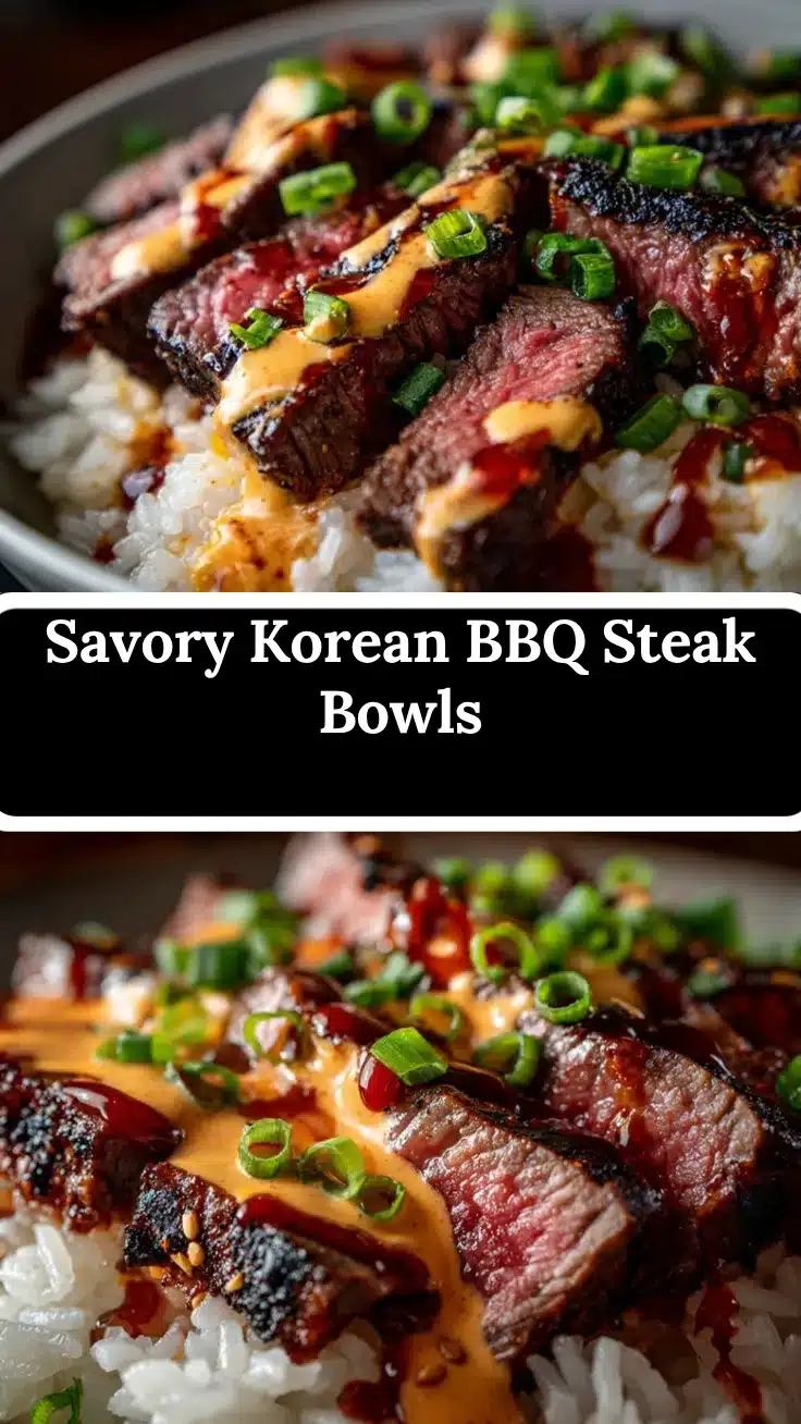 Korean BBQ Steak Rice Bowls recipe