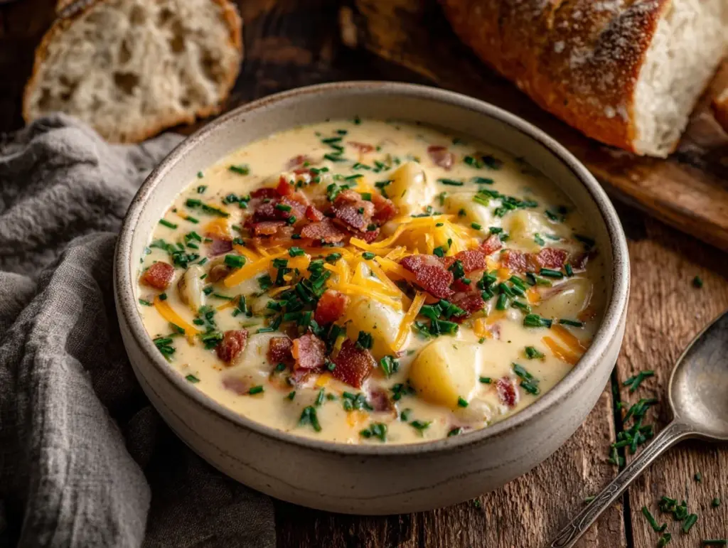 loaded potato soup - featured image