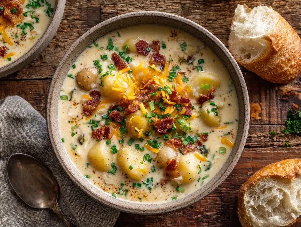 loaded potato soup preparation steps