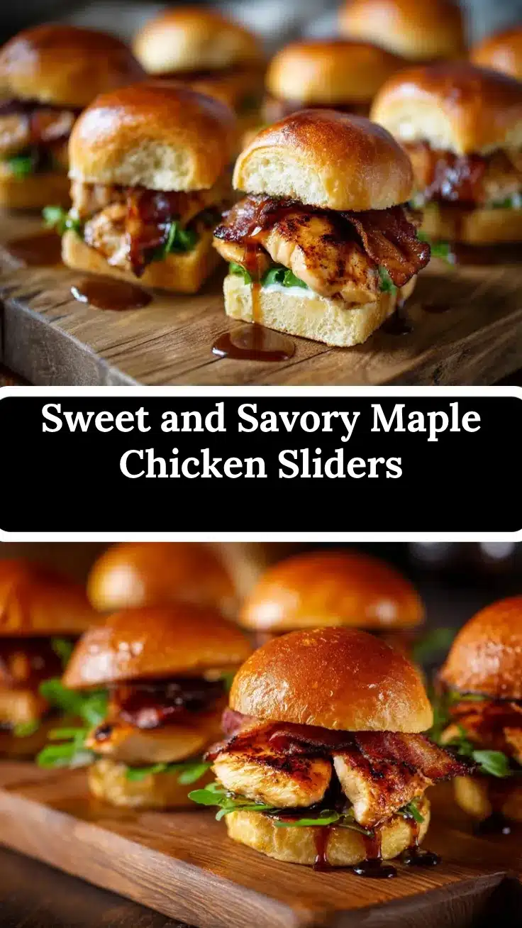 Maple Chicken Sliders recipe