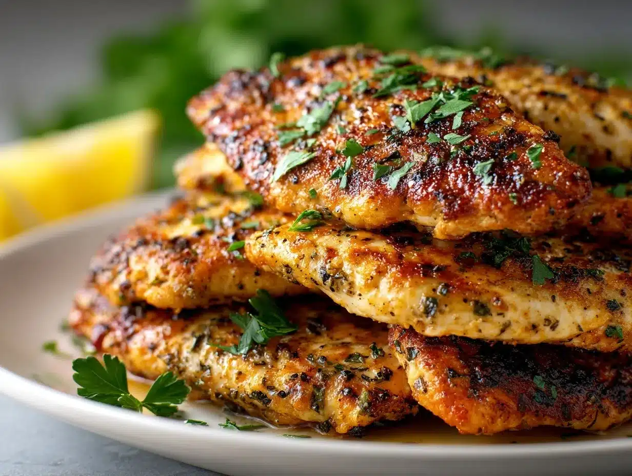 Mediterranean Chicken Tenders preparation steps