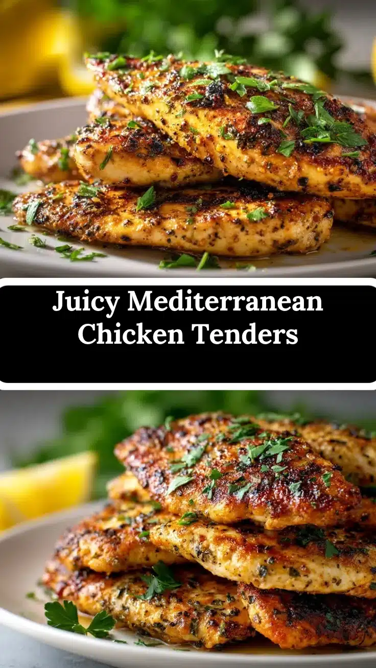 Mediterranean Chicken Tenders recipe