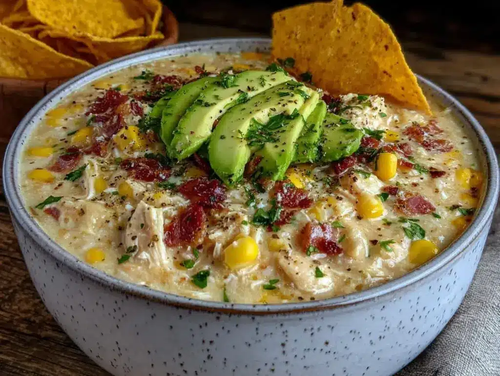 Mexican Street Corn White Chicken Chili - featured image