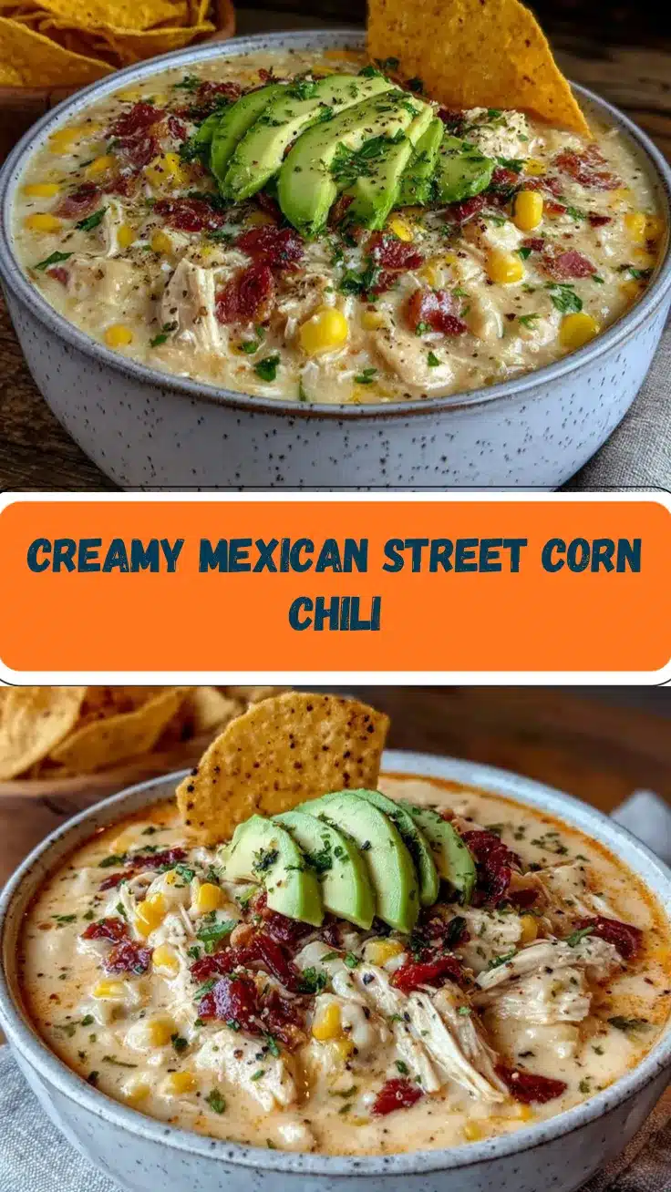 Mexican Street Corn White Chicken Chili recipe