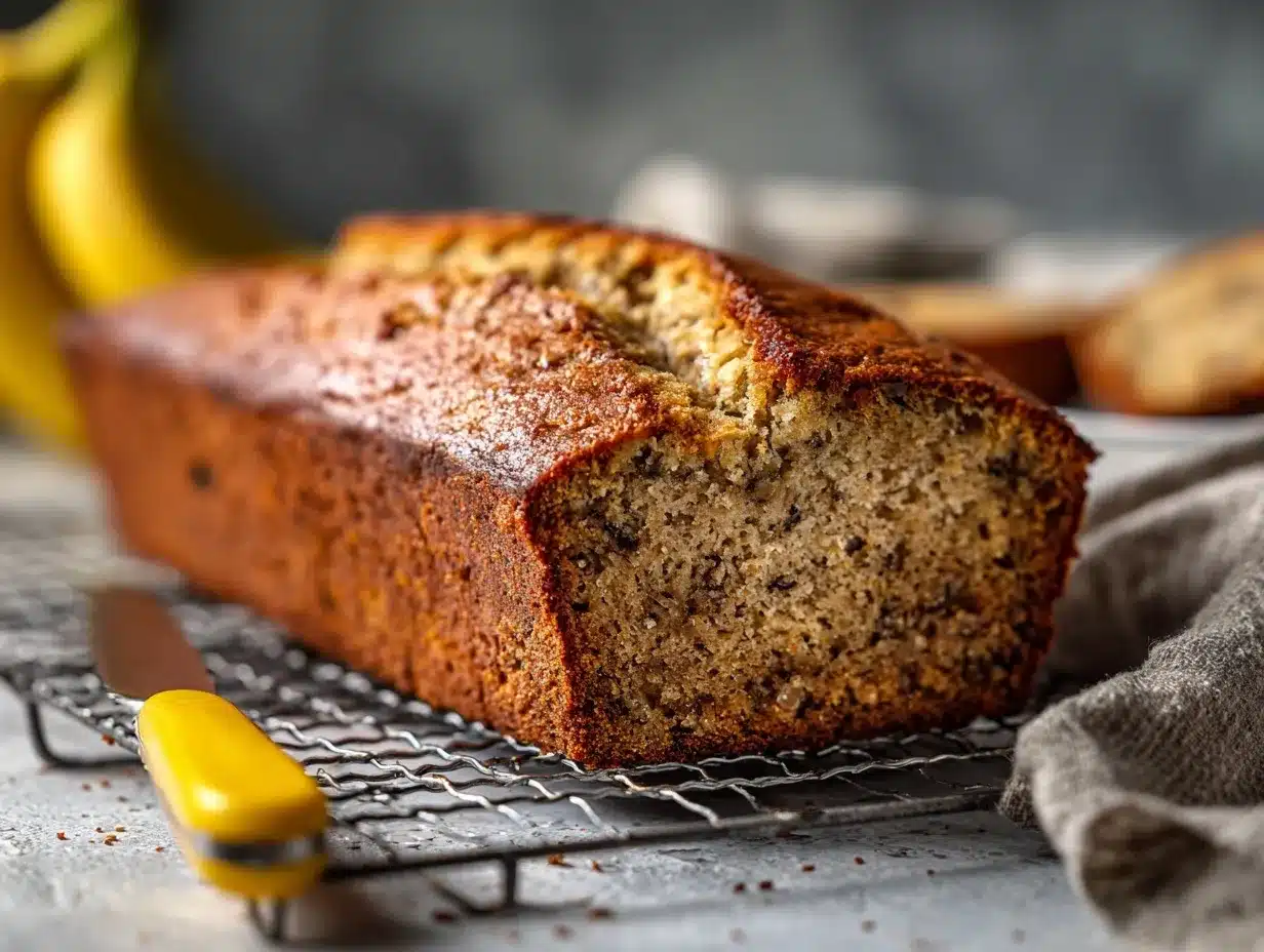 moist banana bread preparation steps