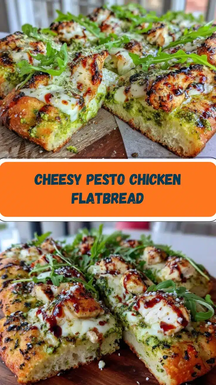 pesto chicken flatbread recipe