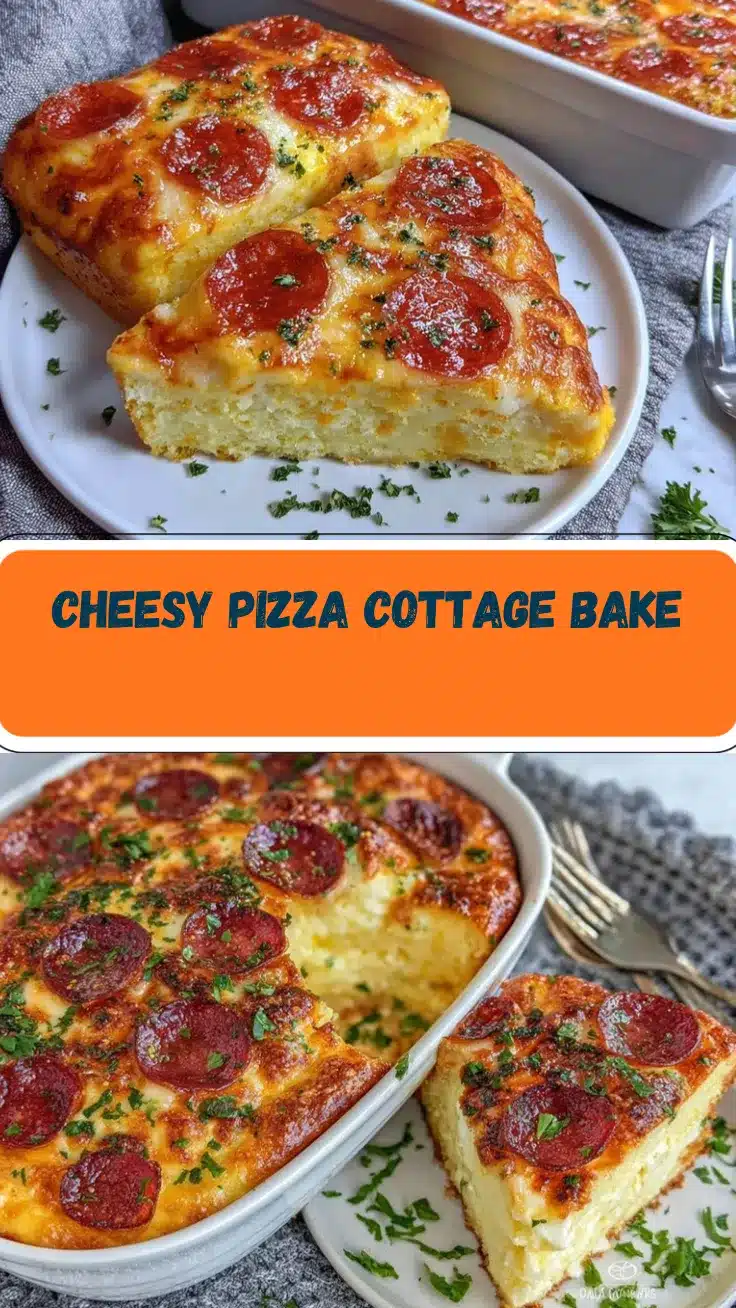 pizza cottage cheese bake recipe