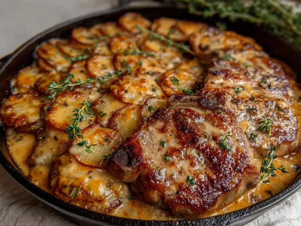 pork chop casserole - featured image