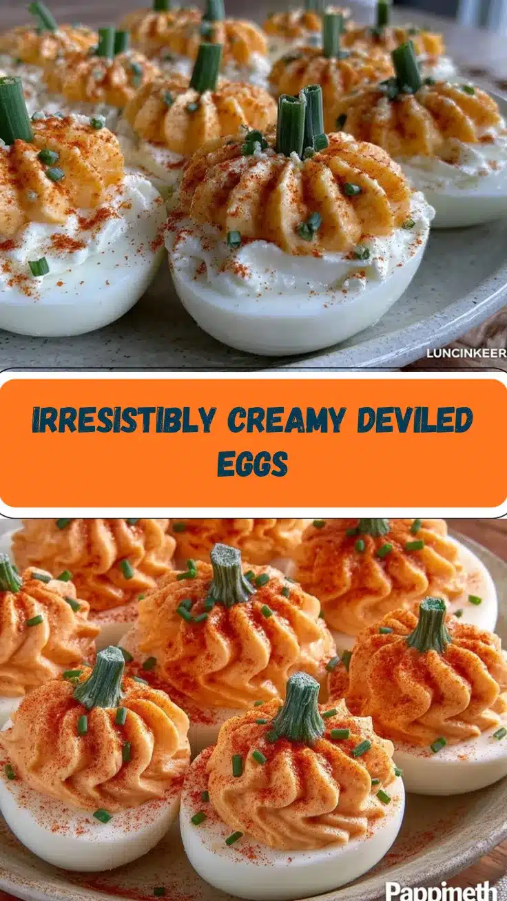 pumpkin deviled eggs recipe