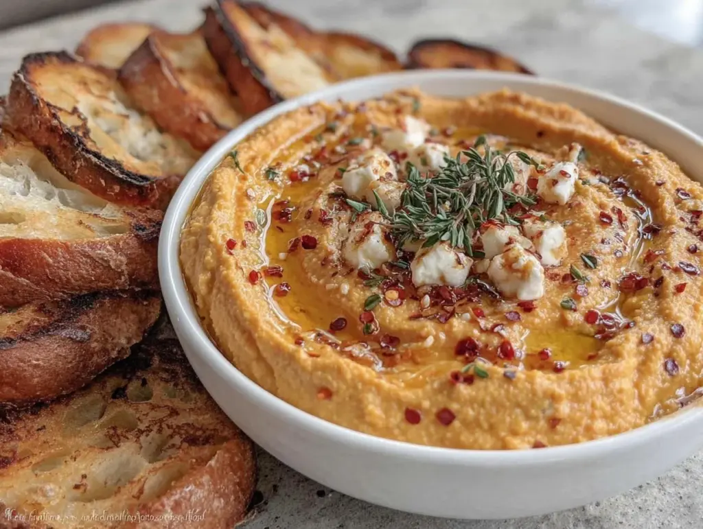 Pumpkin Whipped Feta Dip - featured image