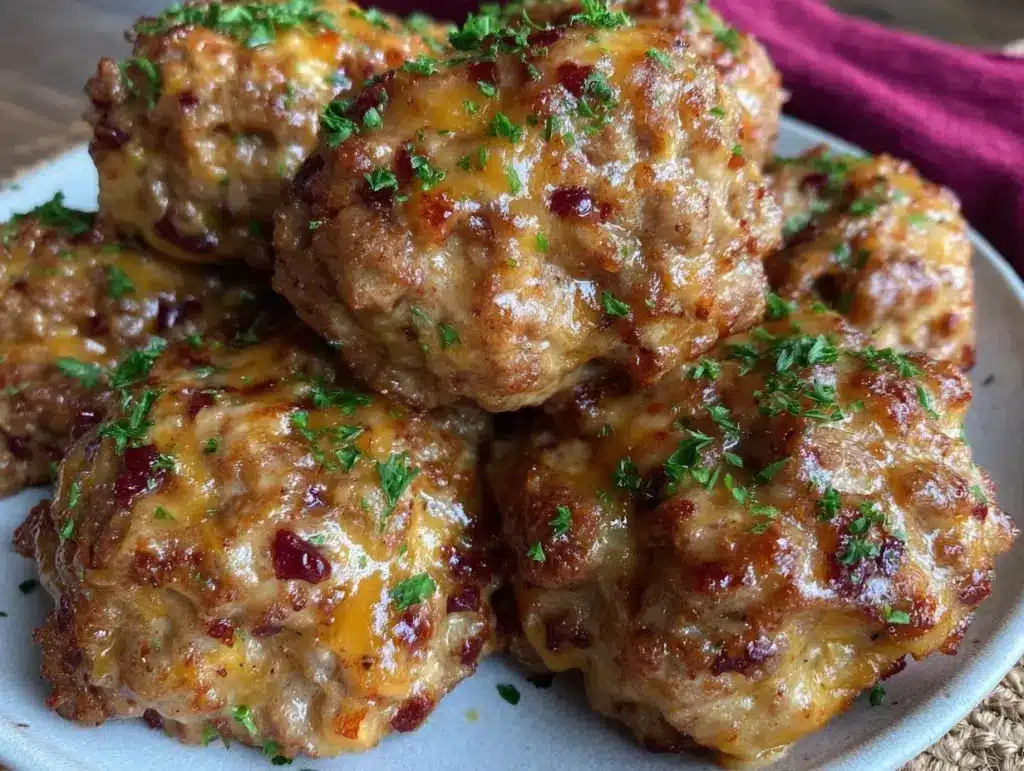 Rotel Sausage Balls - featured image