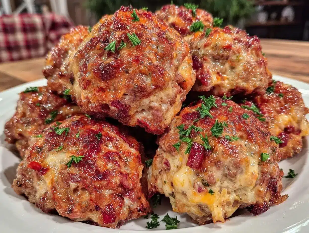 Rotel Sausage Balls preparation steps
