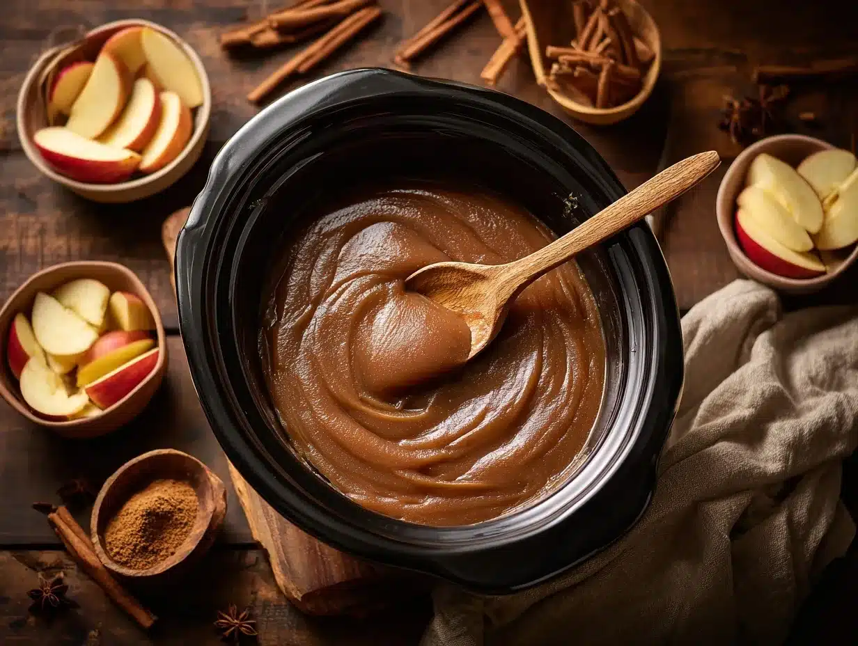 slow cooker apple butter preparation steps