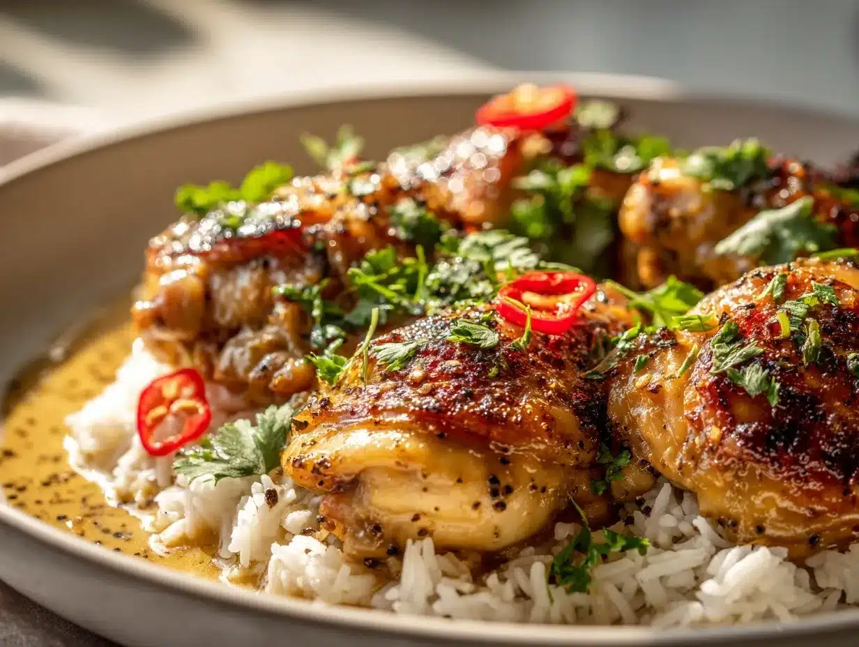 slow cooker garlic butter chicken preparation steps