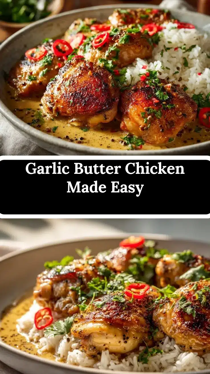slow cooker garlic butter chicken recipe