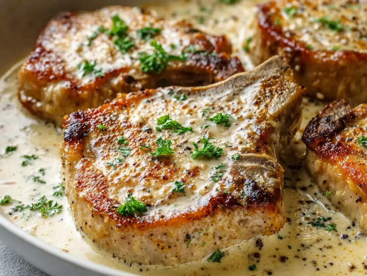 Slow Cooker Pork Chops preparation steps