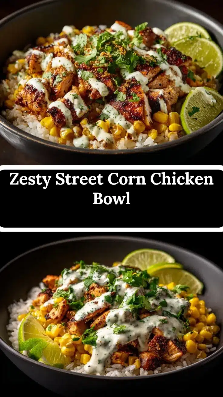 Street Corn Chicken Bowl recipe