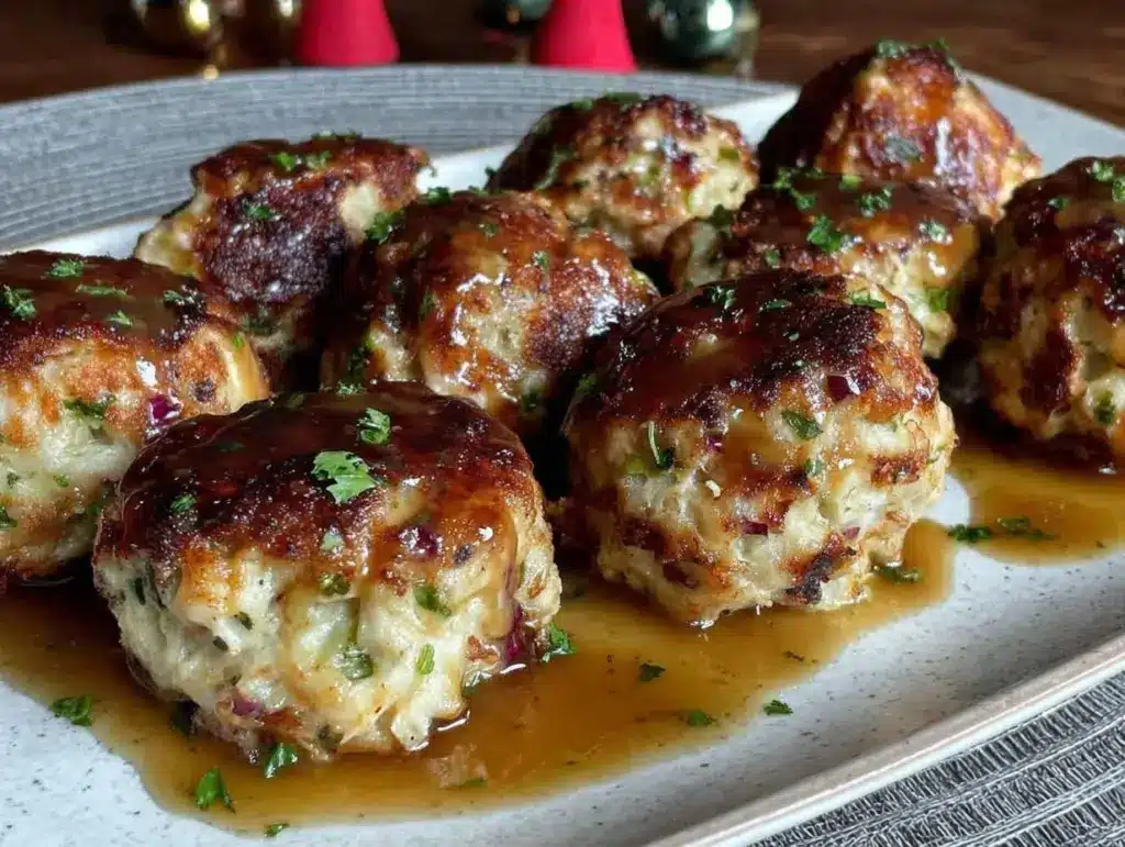 turkey stuffing balls - featured image