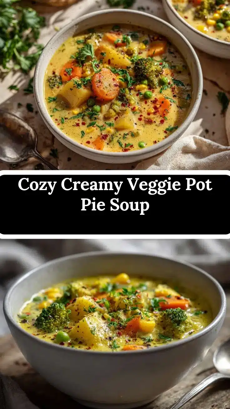 veggie pot pie soup recipe
