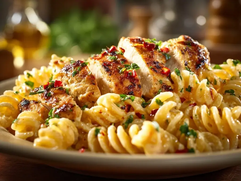 Velveeta Alfredo Chicken Rotini - featured image