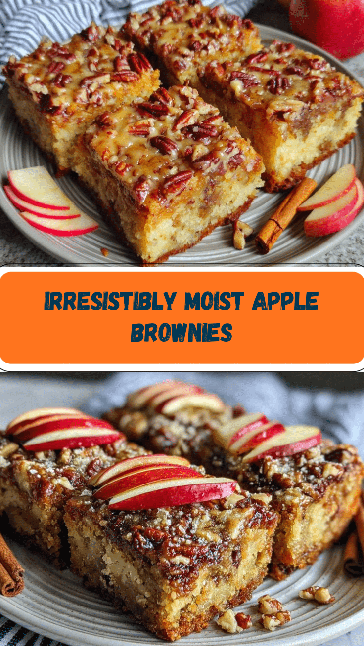 apple brownies with pecans recipe