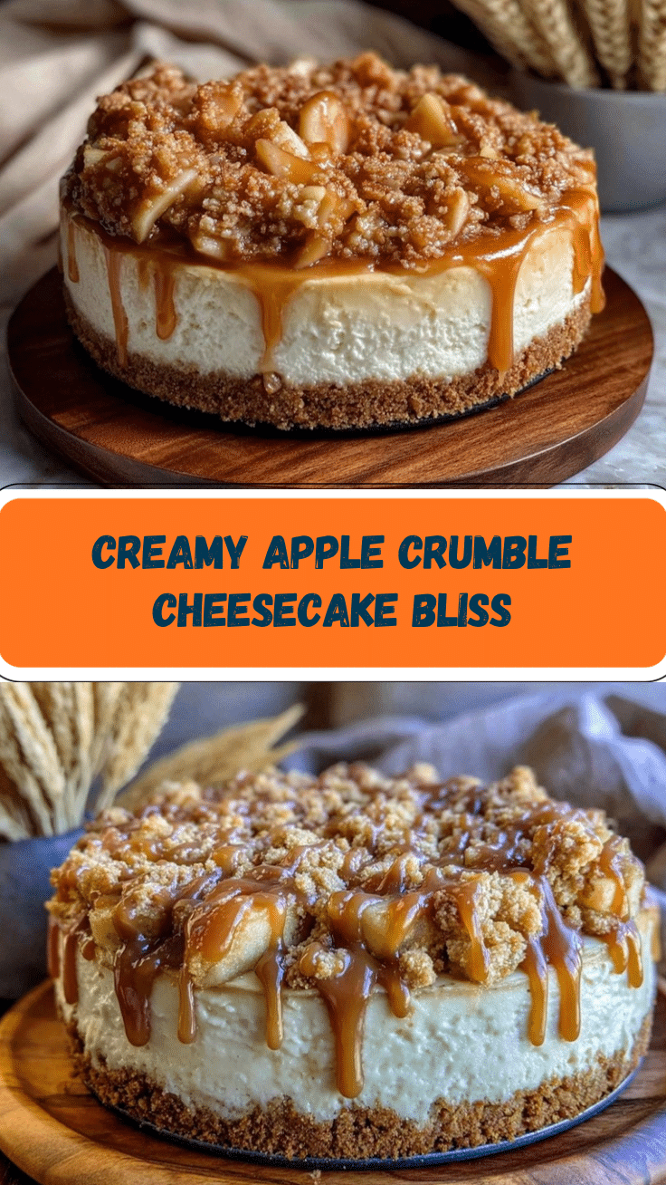 apple crumble cheesecake recipe