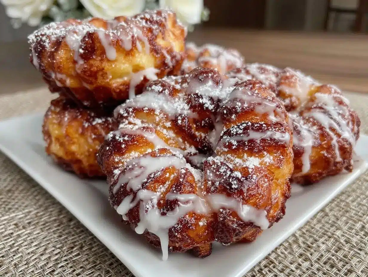apple fritter waffle donuts preparation steps