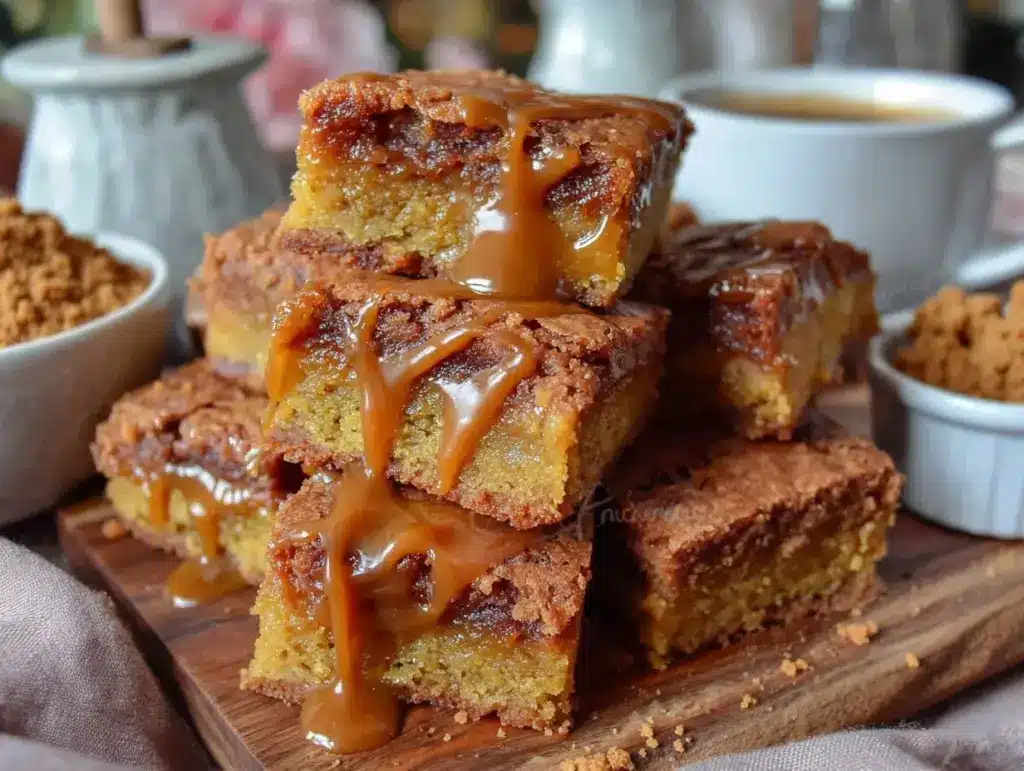 Biscoff Blondies - featured image