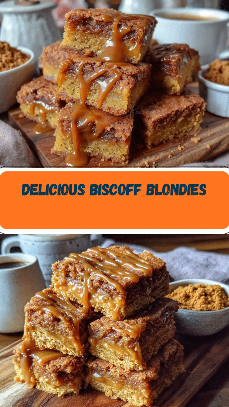 Biscoff Blondies recipe