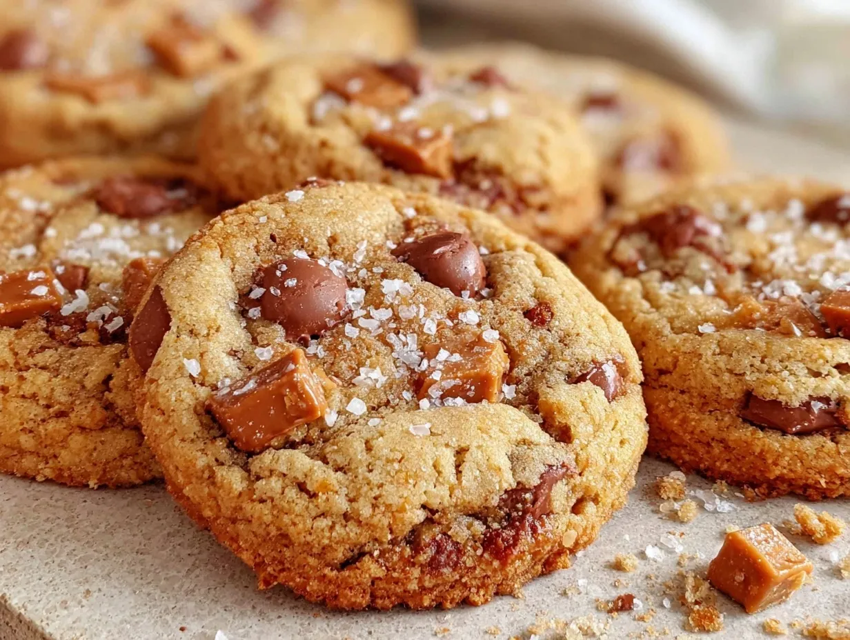 brown butter coffee toffee cookies preparation steps