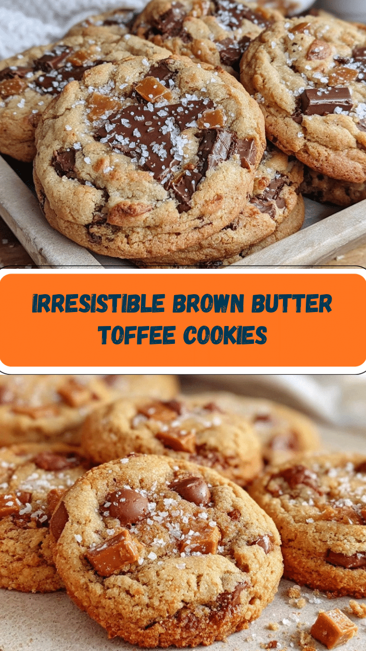 brown butter coffee toffee cookies recipe