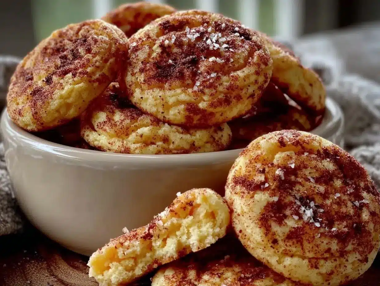 cake mix snickerdoodle cookies preparation steps