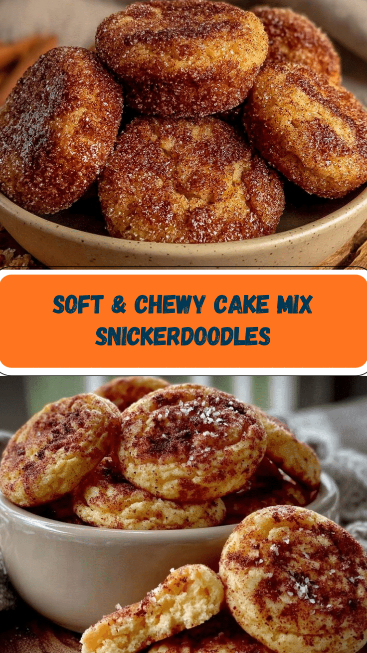 cake mix snickerdoodle cookies recipe