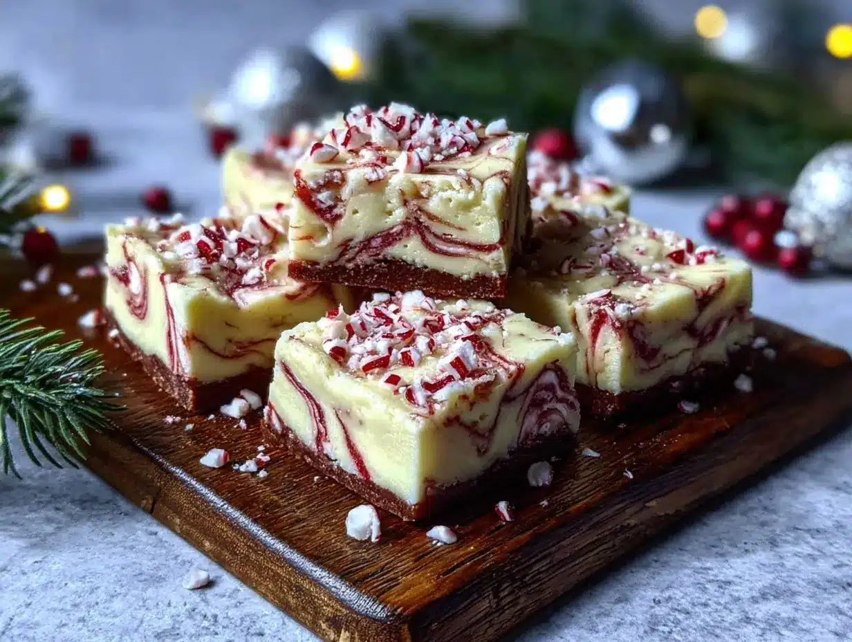 candy cane fudge preparation steps