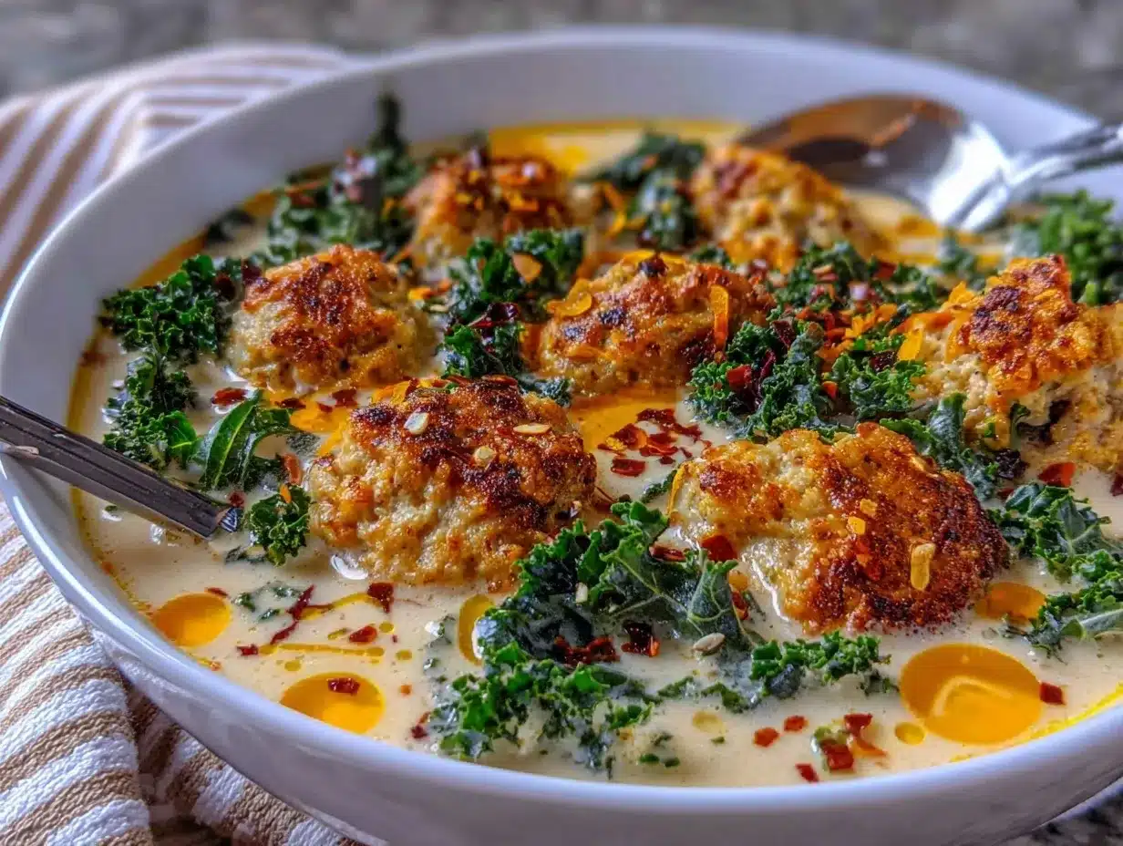 cauliflower sausage kale soup preparation steps