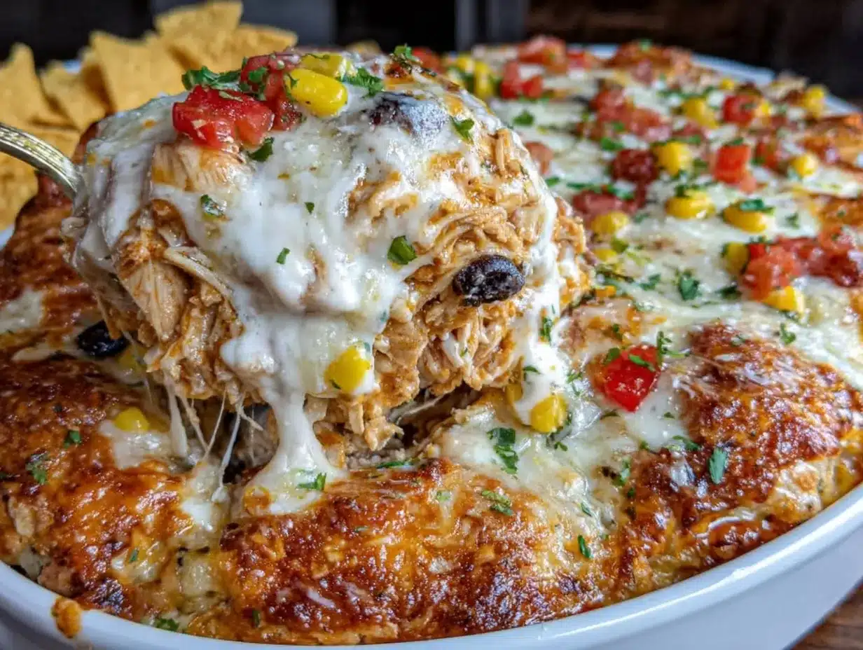 Cheesy Mexican Chicken Casserole preparation steps