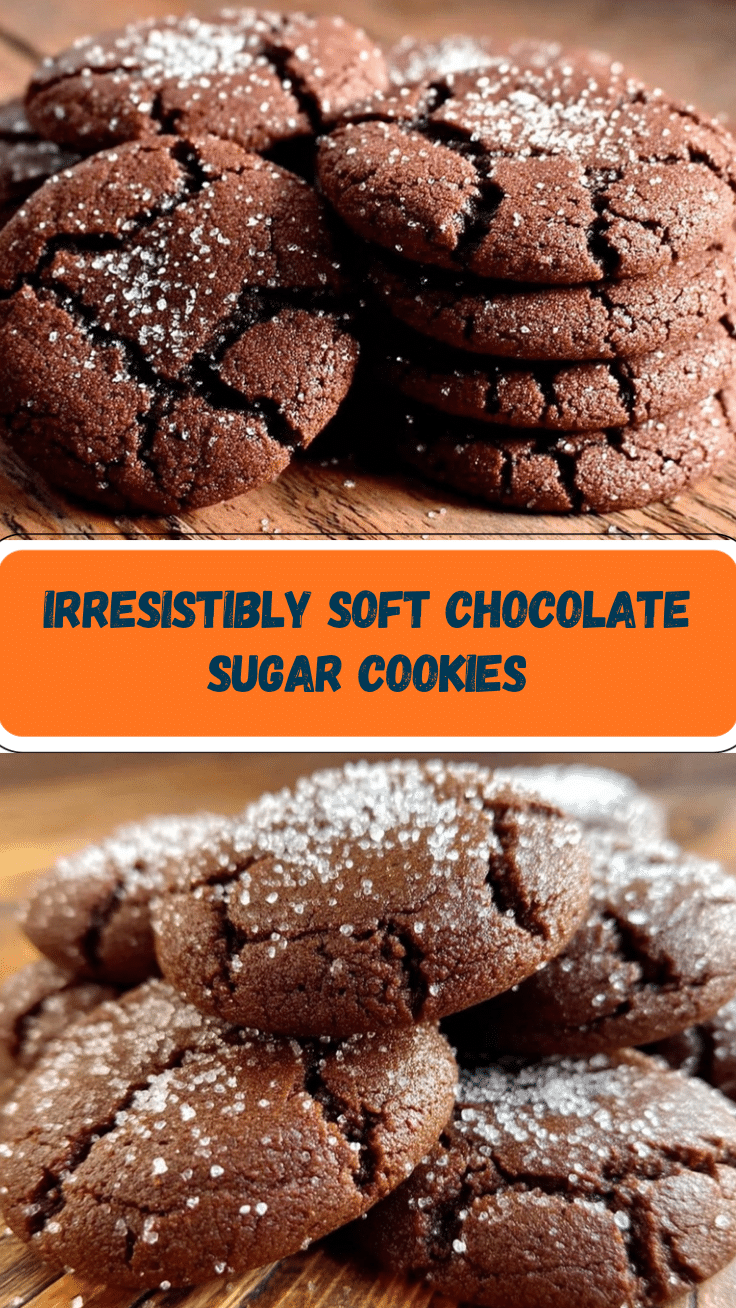 chewy chocolate sugar cookies recipe